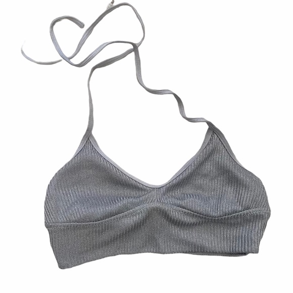 American Eagle Aerie Real Obsessed Halter Bralette - Picture 1 of 6